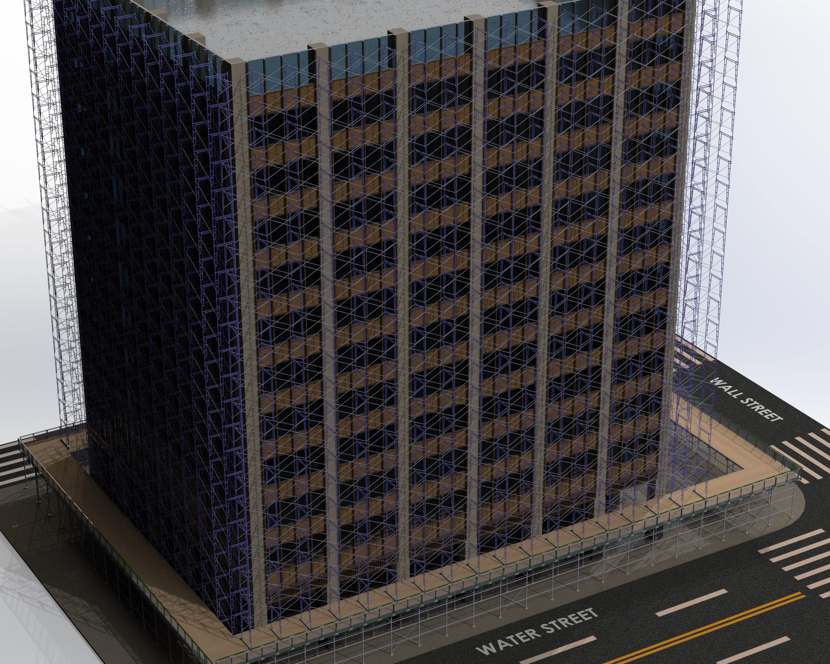Supported Scaffold sample project rendering